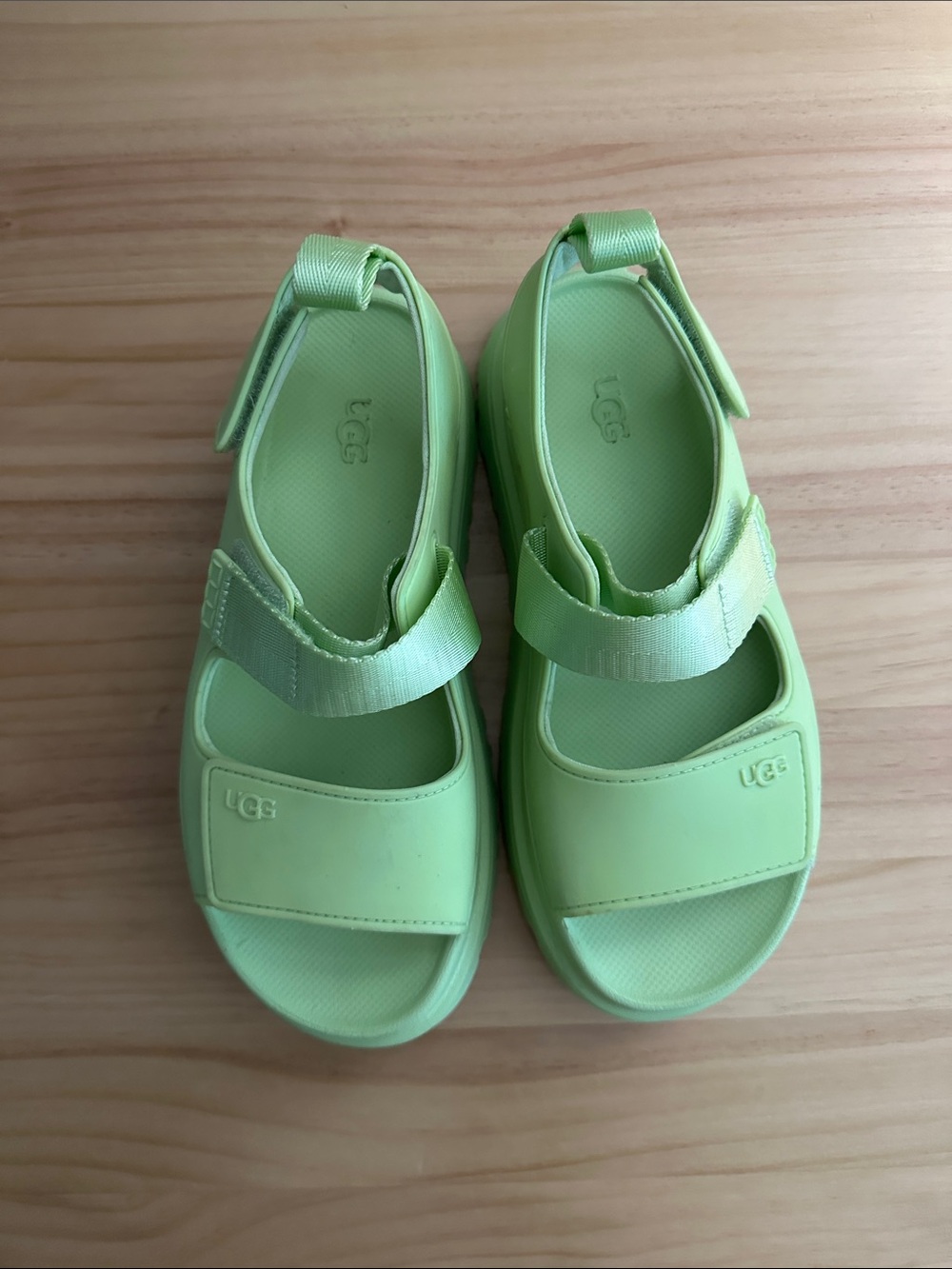 UGG Lime Green Golden Glow Sandals